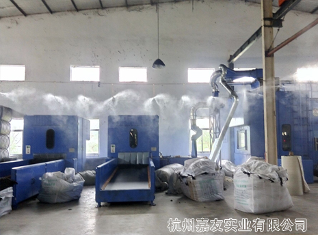 無(wú)紡布高壓微霧加濕案例2