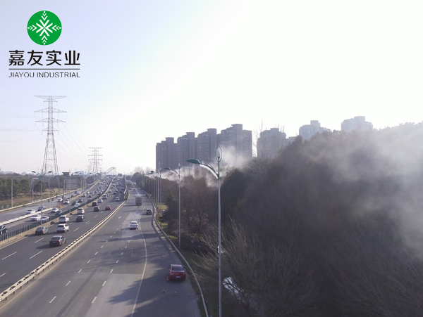 路燈桿噴霧降塵 (4)