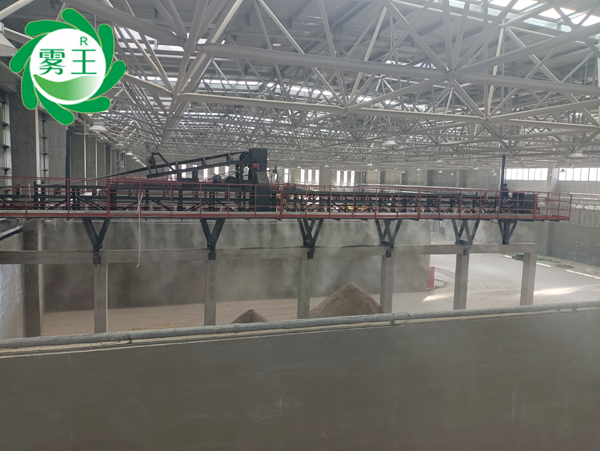 高壓噴霧降塵系統(tǒng)助力濮陽一骨料車間智啟無塵新“石”代