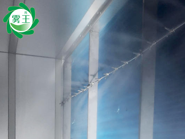 高壓微霧加濕器作用空調(diào)機組，解決江蘇一電子車間低濕難題